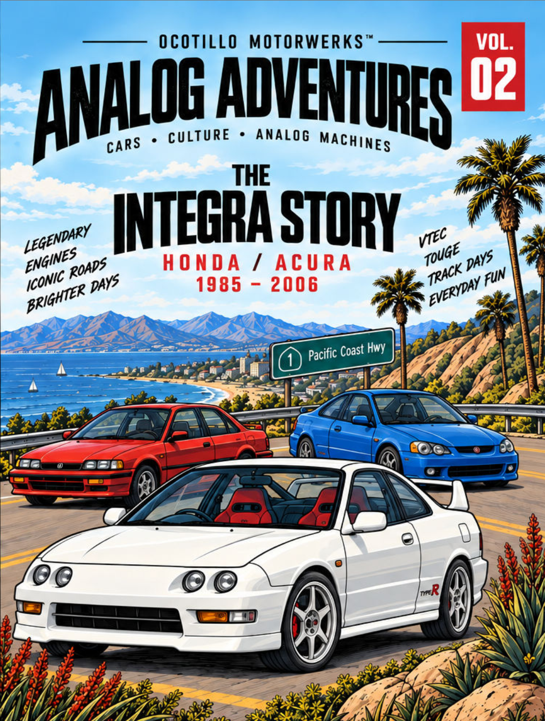 The Integra Story coloring book